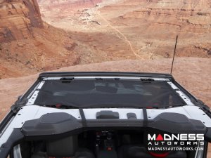 Jeep Gladiator JT Eclipse Sun Shade - Front - Black Jeep Gladiator JT Eclipse Sun Shade - Front - Black